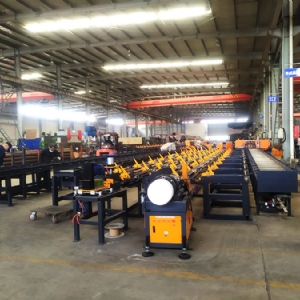 数控锯切套丝打磨生产线