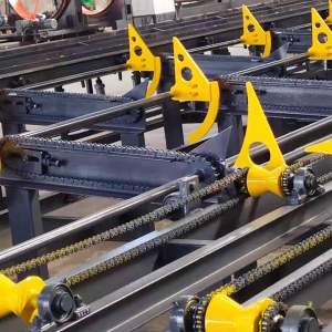 数控钢筋锯切镦粗套丝打磨生产线