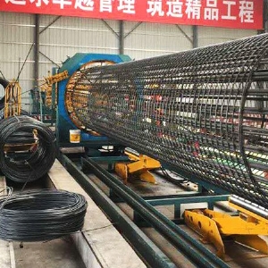 数控钢筋笼滚焊机工作原理